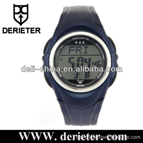 Digital LCD Radio Controlled Watches DCF77, MSF, JJY or WWVB